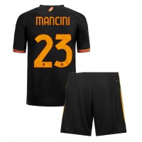Fotbalové Dres AS Roma Gianluca Mancini #23 Dětské Alternativní 2023-24 Krátký Rukáv (+ trenýrky)